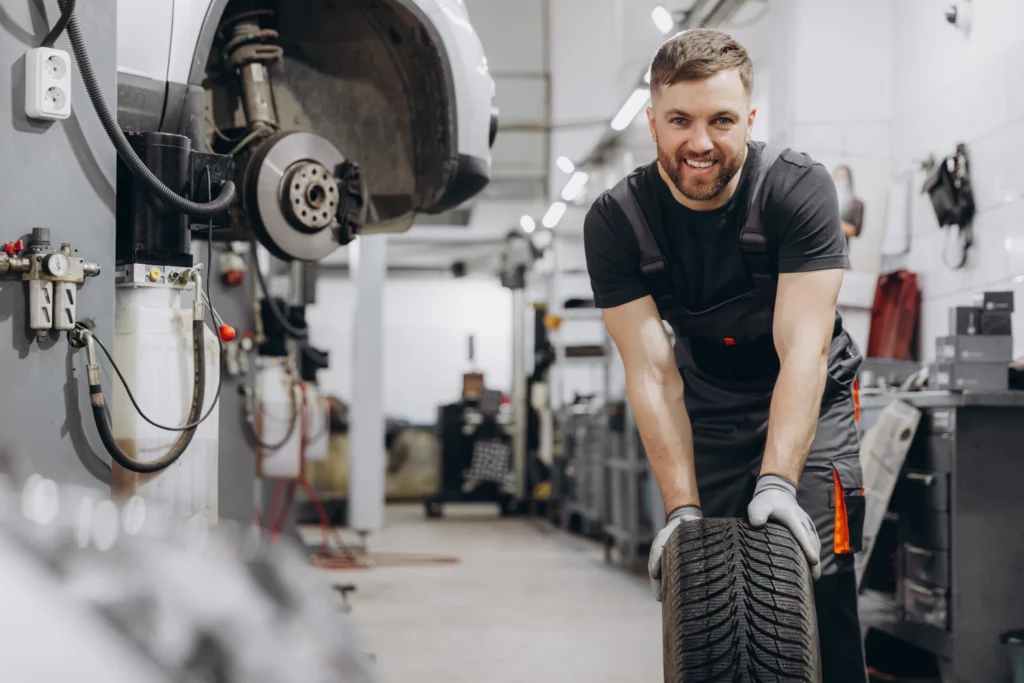 Mechanic performing cracked alloy repair in Dublin