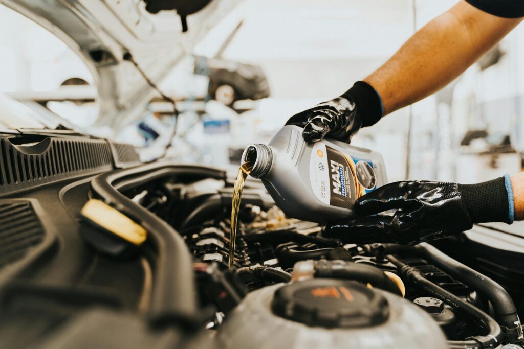 Car servicing and oil change at Michael and Sons Auto Dublin